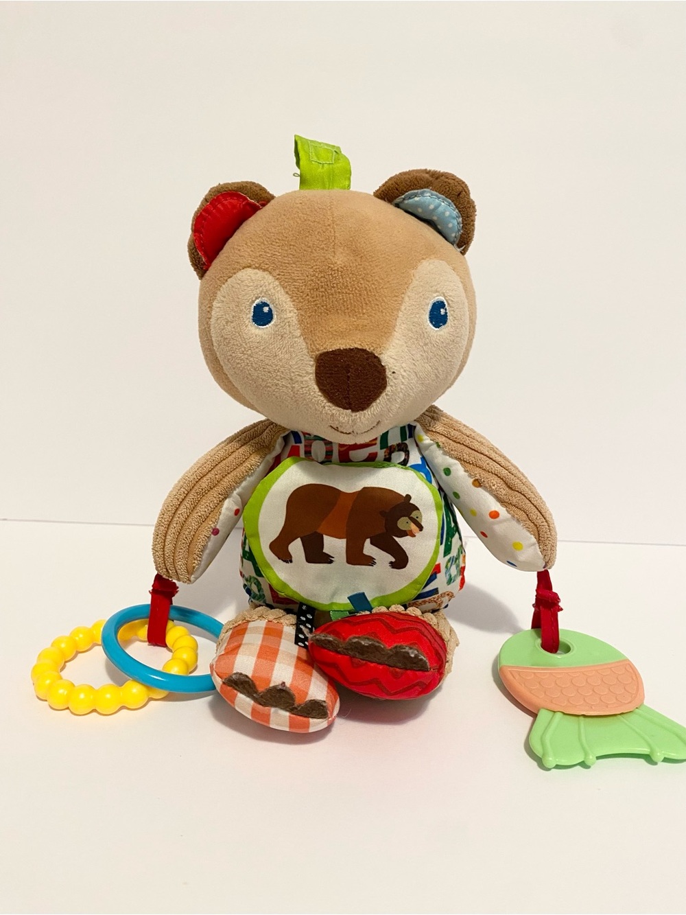 Eric Carle Brown Bear Baby Sensory Plush Toy Stuffed Animal Lovey